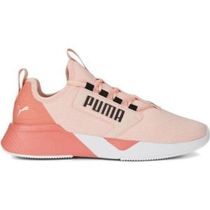Różowe buty sportowe Puma w sportowym stylu z płaską podeszwą sznurowane