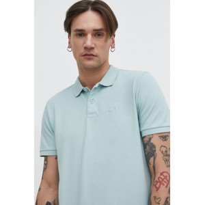 Niebieska koszulka polo Hollister Co. w stylu casual