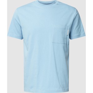 Niebieski t-shirt Marc O'Polo z krótkim rękawem