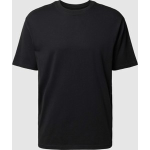 Czarny t-shirt McNeal z bawełny w stylu casual