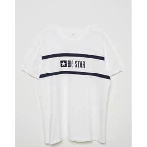 T-shirt Big Star z bawełny z krótkim rękawem w młodzieżowym stylu