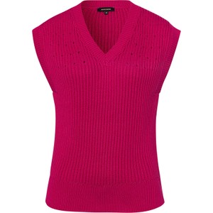 Różowy sweter More & More w stylu casual