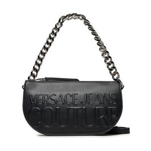 Czarna torebka Versace Jeans na ramię matowa
