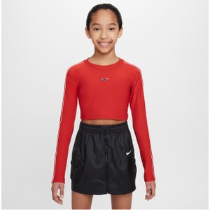 Czerwona bluzka dziecięca Nike dla dziewczynek