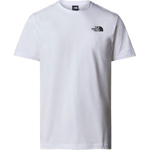 T-shirt The North Face z tkaniny w sportowym stylu z krótkim rękawem