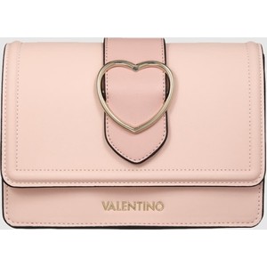 Różowa torebka Valentino by Mario Valentino mała w młodzieżowym stylu na ramię