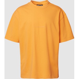 T-shirt Pegador z bawełny w stylu casual z krótkim rękawem