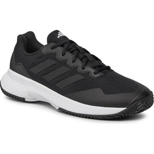 Czarne buty sportowe Adidas Performance w sportowym stylu