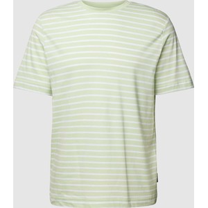 Zielony t-shirt Tom Tailor z bawełny w stylu casual
