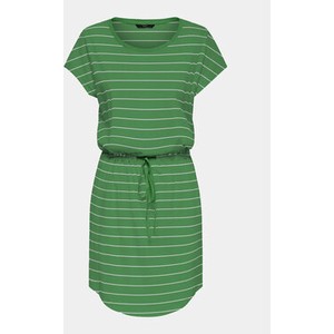 Zielona sukienka Only z krótkim rękawem w stylu casual