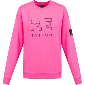 Różowa bluza Pe Nation w stylu casual z bawełny