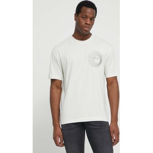 T-shirt Calvin Klein z nadrukiem z bawełny