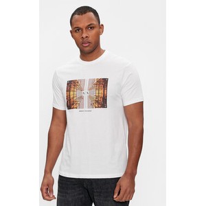 T-shirt Armani Exchange z krótkim rękawem z nadrukiem
