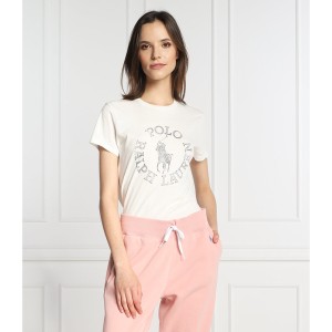 T-shirt POLO RALPH LAUREN w młodzieżowym stylu z okrągłym dekoltem