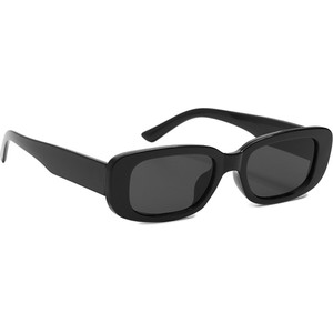 Cropp - Czarne okulary przeciwsłoneczne z filtrem UV - czarny