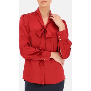 Czerwona koszula POTIS & VERSO w stylu klasycznym