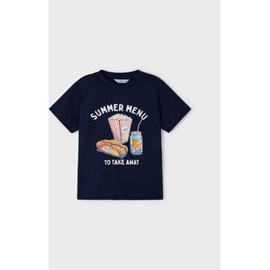 Granatowa koszulka dziecięca Mayoral dla chłopców