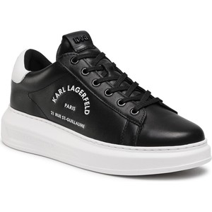 Sneakersy KARL LAGERFELD - KL52538 Black Lthr