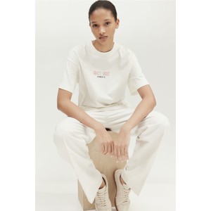 T-shirt H & M w młodzieżowym stylu z krótkim rękawem