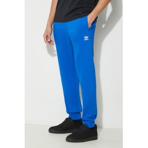Niebieskie spodnie Adidas Originals w sportowym stylu