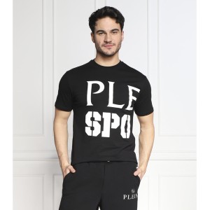T-shirt Plein Sport z krótkim rękawem w młodzieżowym stylu