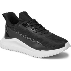 Buty sportowe Calvin Klein w sportowym stylu z płaską podeszwą