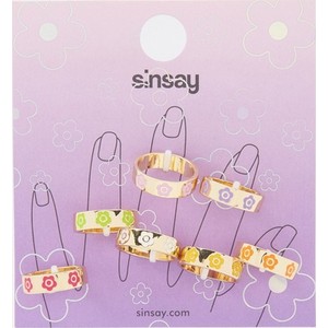 Sinsay - Pierścionki 7 pack - Złoty