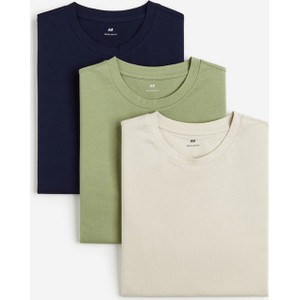 Zielony t-shirt H & M z krótkim rękawem