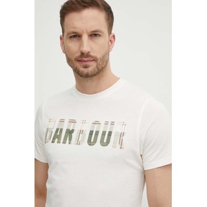 T-shirt Barbour z bawełny w młodzieżowym stylu
