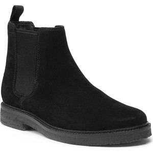 Czarne buty zimowe Clarks w stylu casual