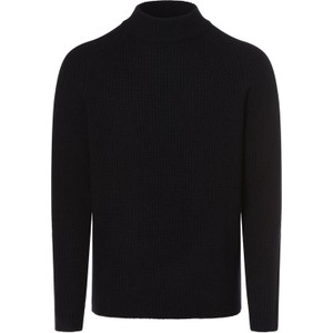 Czarny sweter Nils Sundström w stylu casual z wełny