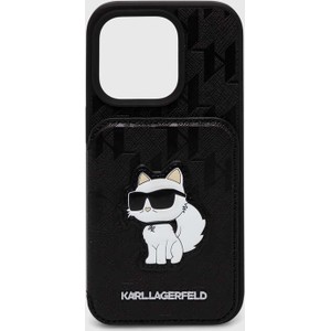 Karl Lagerfeld etui na telefon iPhone 15 Pro 6.1&amp;quot; kolor czarny