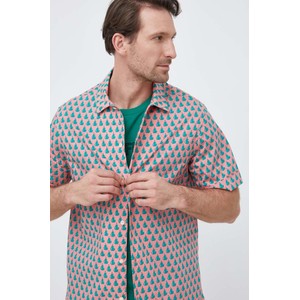 Koszula United Colors Of Benetton z bawełny z krótkim rękawem