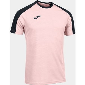 Różowy t-shirt Joma w sportowym stylu z krótkim rękawem
