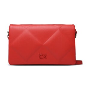Czerwona torebka Calvin Klein mała na ramię w młodzieżowym stylu