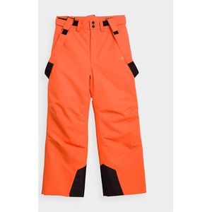 Pomarańczowe spodnie dziecięce 4F dla chłopców