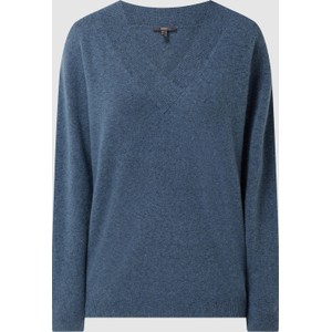 Granatowy sweter Esprit z wełny