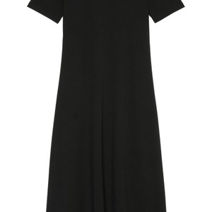 Czarna sukienka Marc O'Polo z okrągłym dekoltem mini
