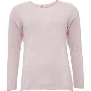 Różowy sweter Zwillingsherz w stylu casual z kaszmiru