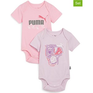 Różowe body niemowlęce Puma