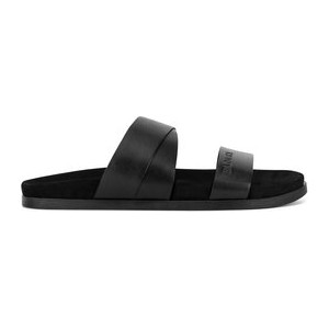 Czarne buty letnie męskie Badura