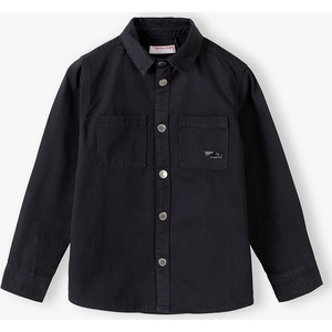 Czarna koszula dziecięca Lincoln & Sharks By 5.10.15. dla chłopców