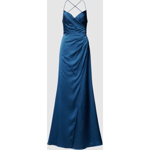 Sukienka Luxuar Fashion na ramiączkach z dekoltem w kształcie litery v maxi
