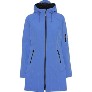Niebieska kurtka Ilse Jacobsen wiatrówki w stylu casual długa