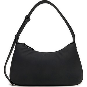 Czarna torebka Calvin Klein średnia w stylu casual matowa