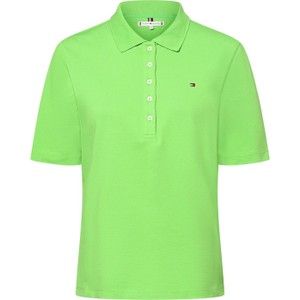 Zielona bluzka Tommy Hilfiger z bawełny