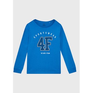 Niebieska koszulka dziecięca 4F