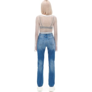 Niebieskie jeansy Cropp w stylu casual z bawełny