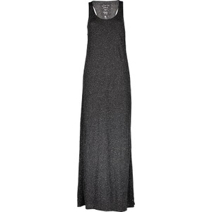 Czarna sukienka O´neill z dekoltem w kształcie litery v maxi