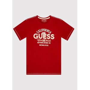 Czerwona koszulka dziecięca Guess